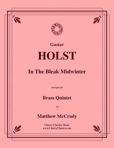 In the Bleak Midwinter for Brass Quintet