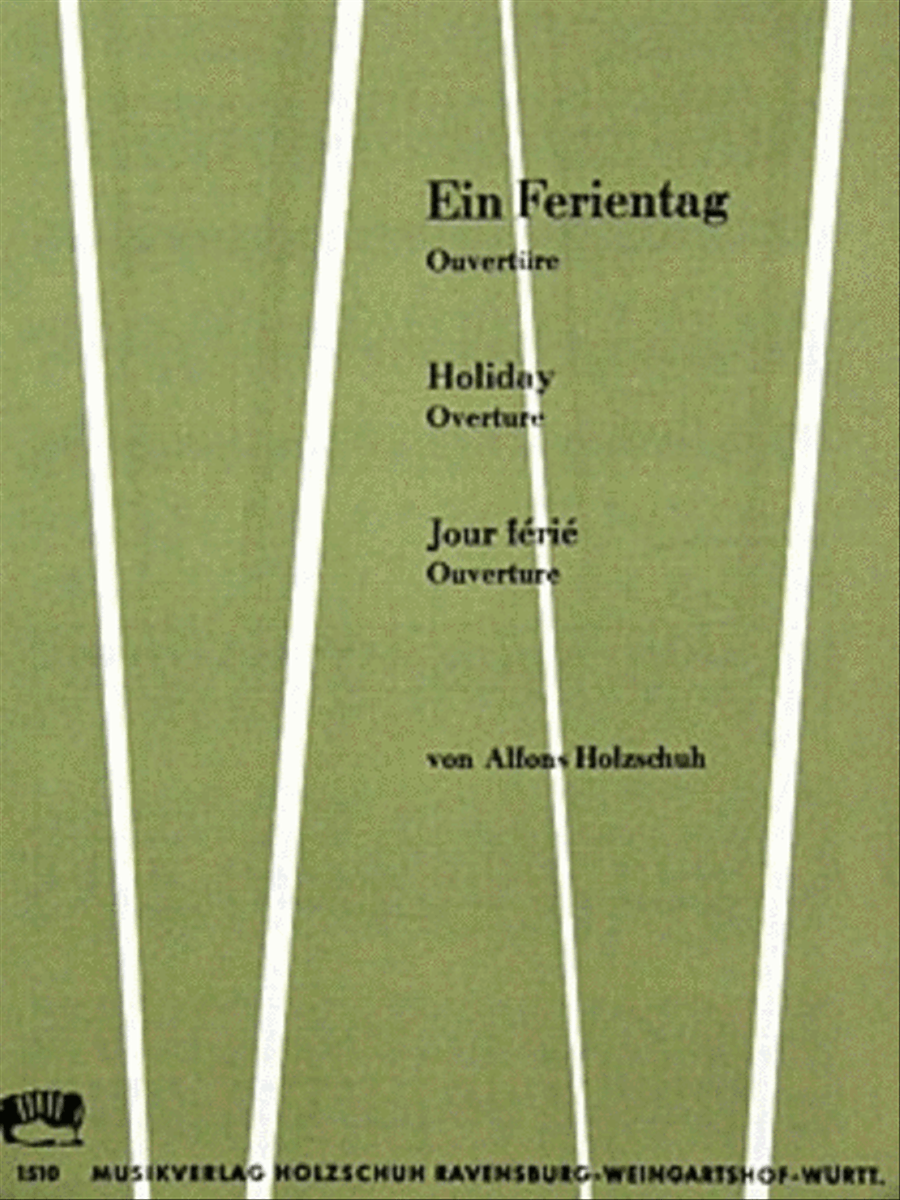 Ein Ferientag, Ouvertüre Accordion scores gallery preview page 1