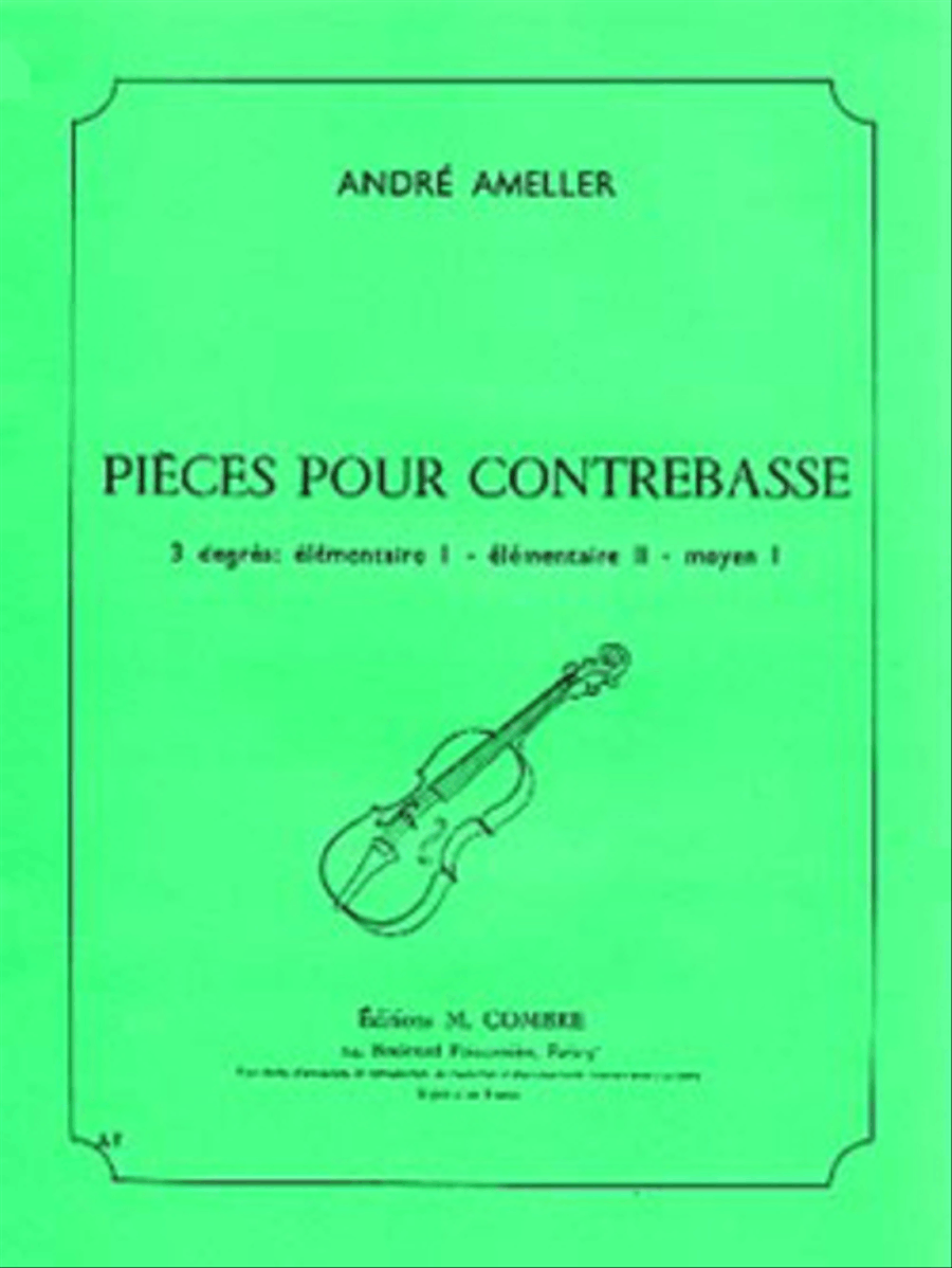 Pieces (6) Double Bass scores gallery preview page 1