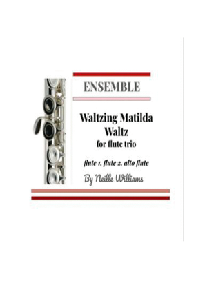 Book cover for Waltzing Matilda Waltz (flute trio)