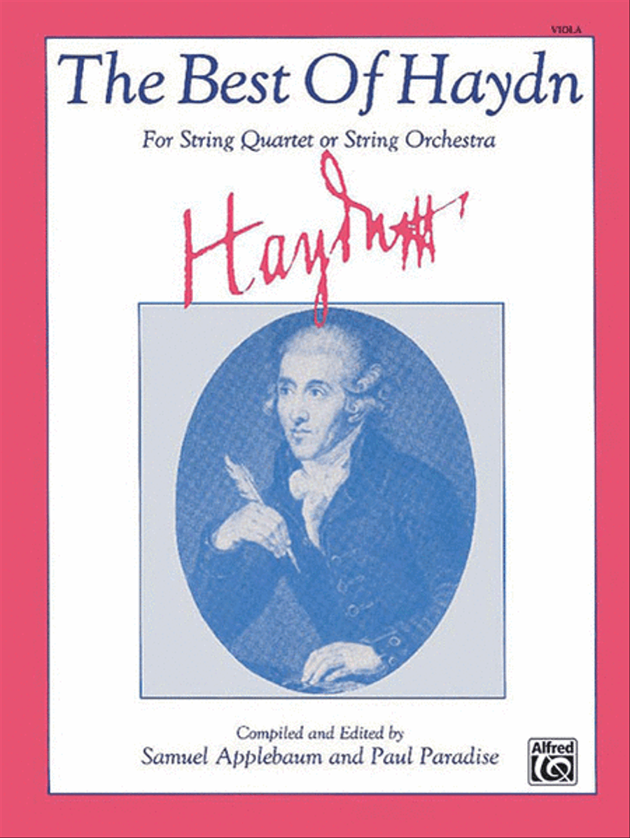 The Best of Haydn (For String Quartet or String Orchestra) String Quartet scores gallery preview page 1