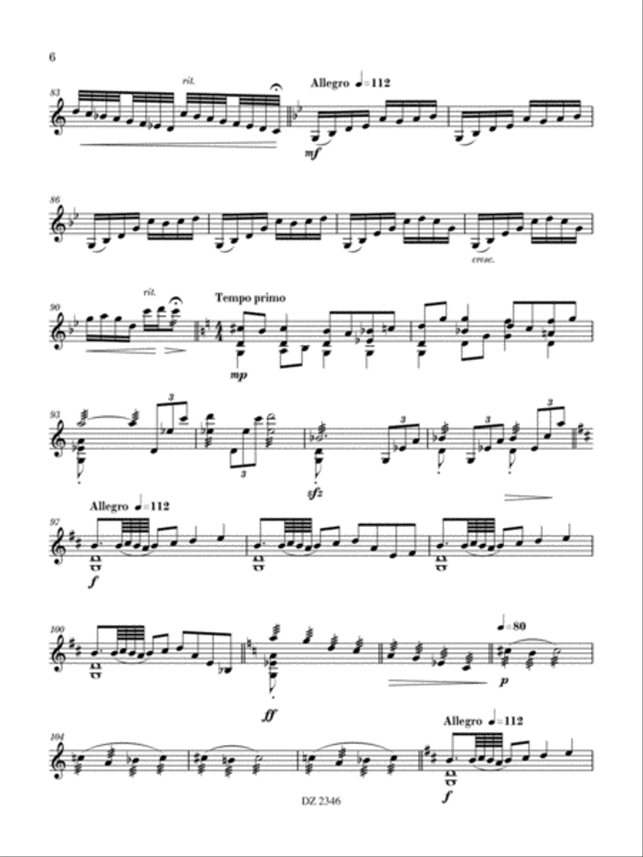 Fantasia Mandolin scores gallery preview page 6