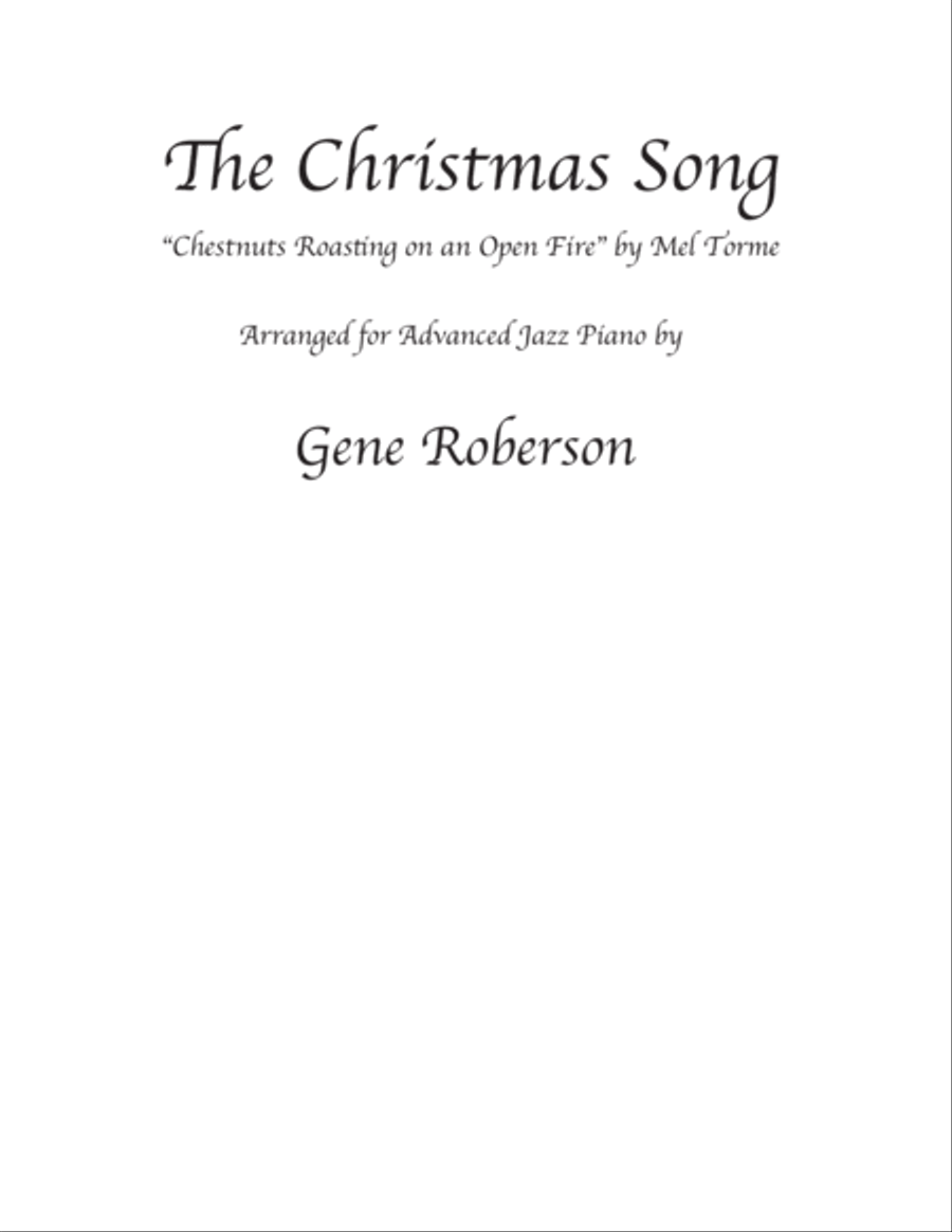 The Christmas Song (Chestnuts Roasting On An Open Fire) Piano Solo scores gallery preview page 1