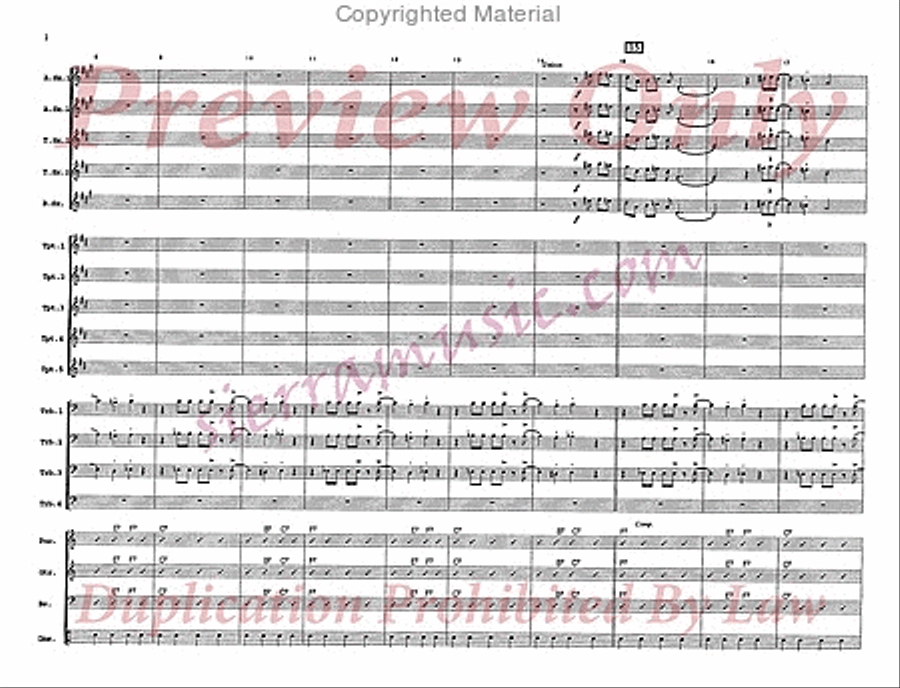 Tree Frog Big Band scores gallery preview page 3