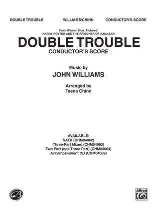 Book cover for Double Trouble (from Harry Potter and the Prisoner of Azkaban): Score
