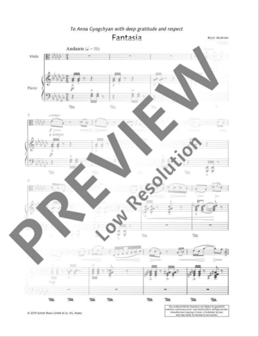 Fantasia Fantasia Piano Accompaniment scores gallery preview page 4