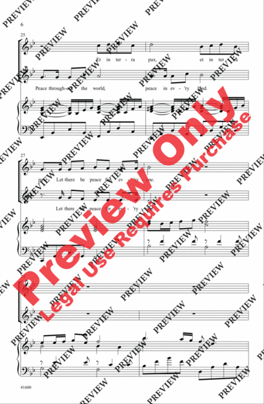 One Dream 2-Part scores gallery preview page 6