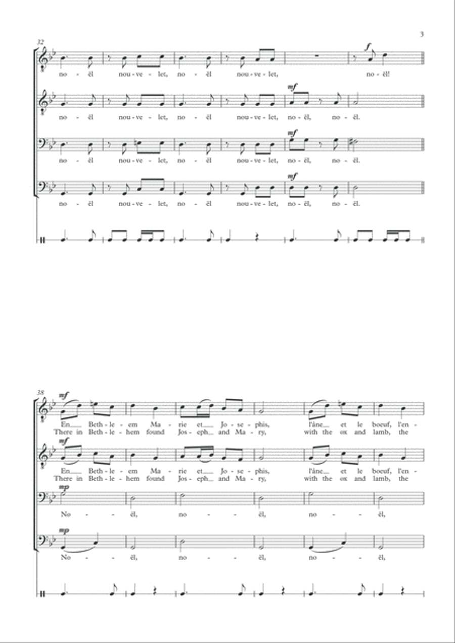 Noël Nouvelet TTBB scores gallery preview page 4