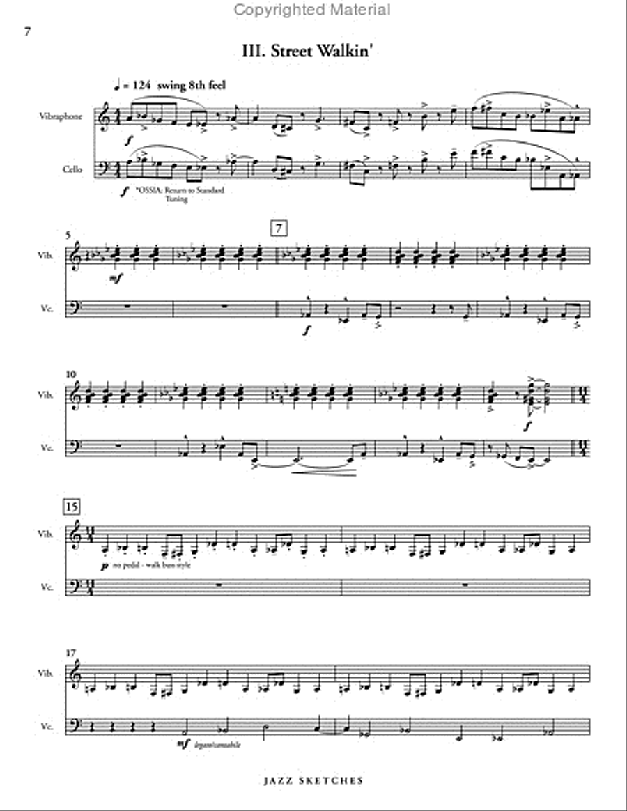 Jazz Sketches Jazz Sketches Cello scores gallery preview page 4