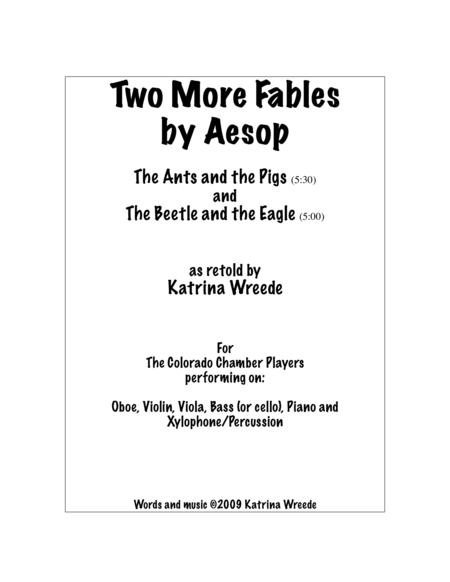 Two More Fables by Aesop