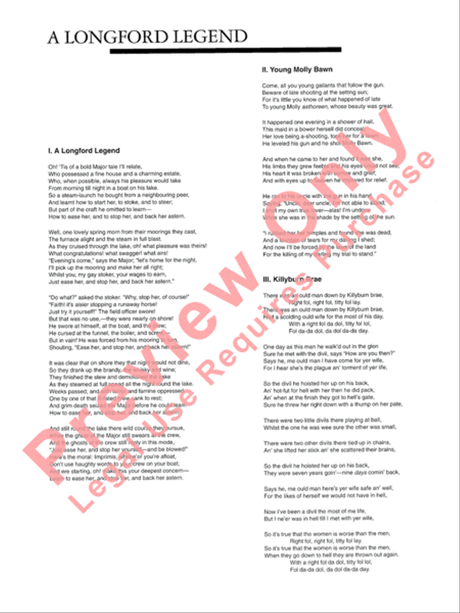 A Longford Legend A Longford Legend Concert Band scores gallery preview page 3