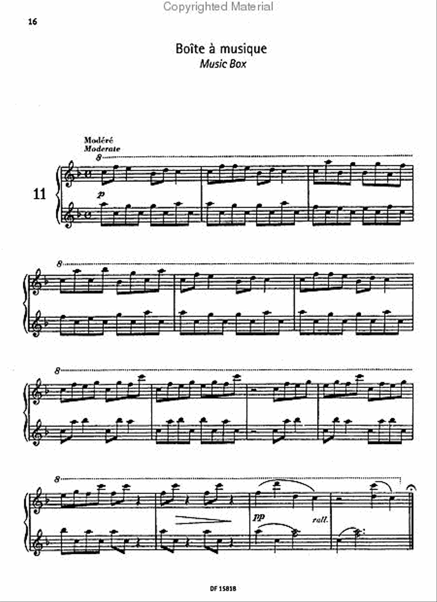Pour les Enfants – Volume 3 (Moderate) Piano Solo scores gallery preview page 2