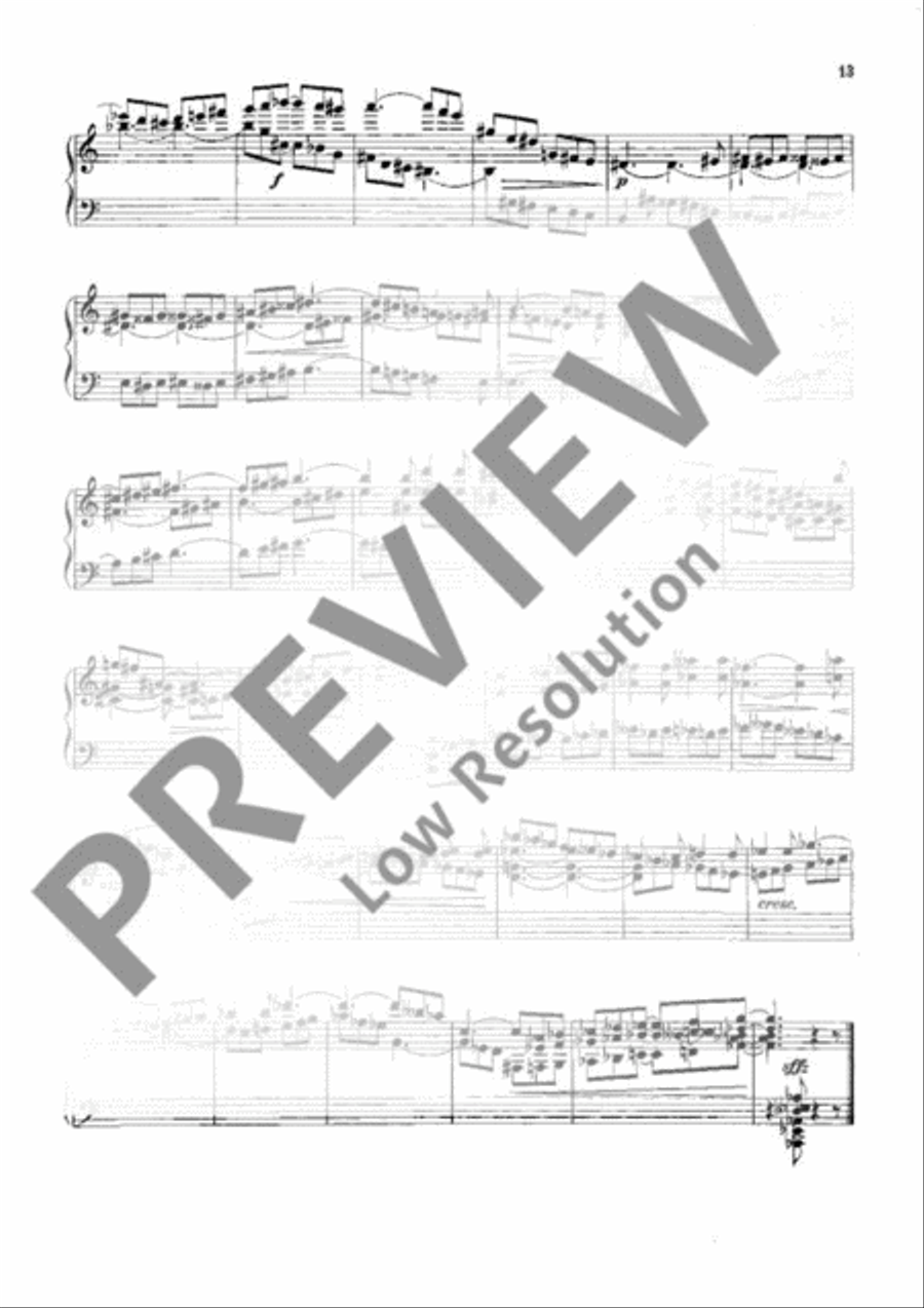 Pieces for Piano Piano Solo scores gallery preview page 14