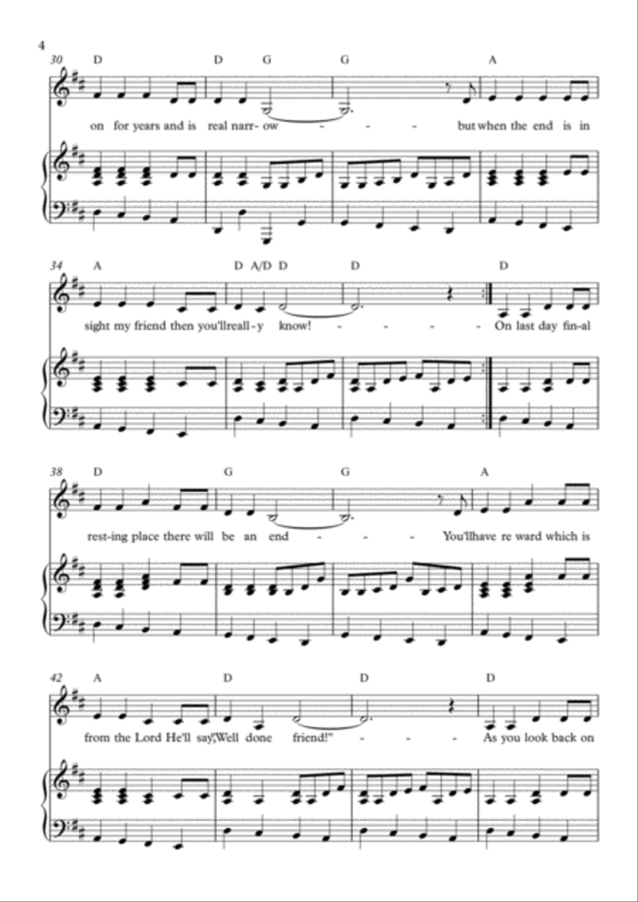 An Old Road Voice scores gallery preview page 4