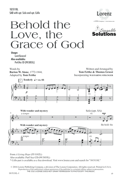 Behold the Love, the Grace of God