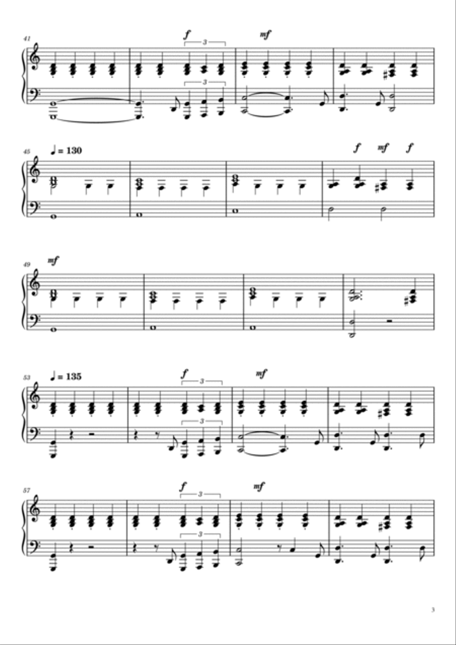 Grace Kelly Piano Solo scores gallery preview page 3