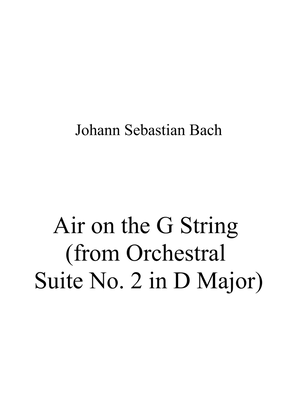 Johann Sebastian Bach: Air on the G String (from Orchestral Suite No. 2 in D Major) - F major key