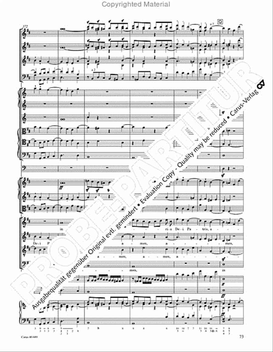 Missa solemnis 4-Part scores gallery preview page 89