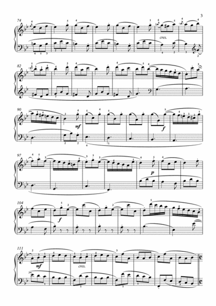 Scarlatti-Sonata in B-Major L.S34 K.351(piano) image number null