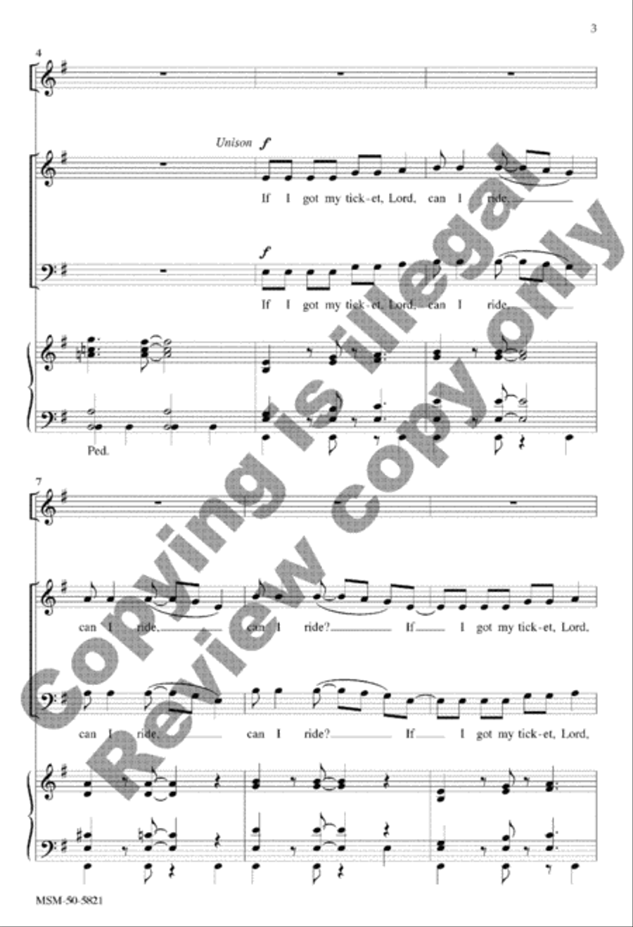 If I Got My Ticket If I Got My Ticket 3-Part scores gallery preview page 17