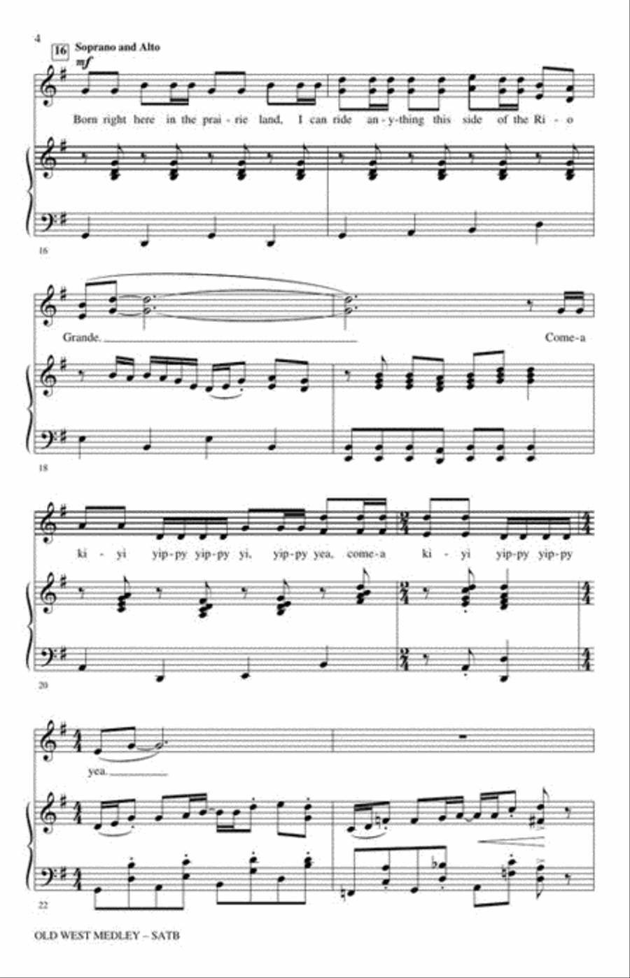 <br>Sheet music extract
