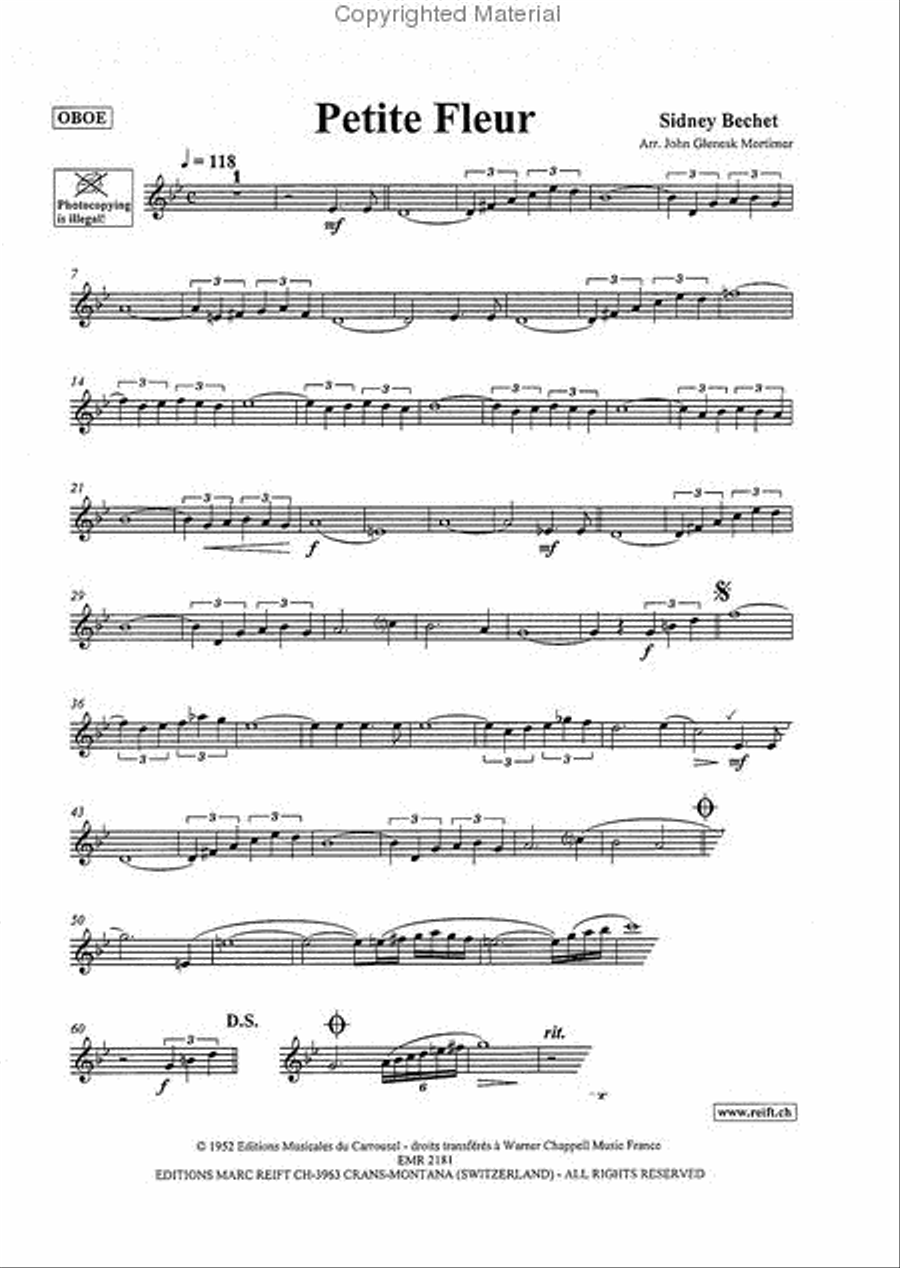 Petite Fleur Piano Accompaniment scores gallery preview page 3