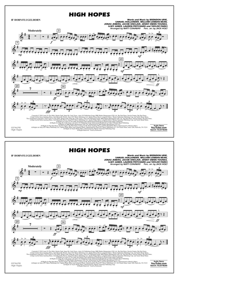 High Hopes (arr. Matt Conaway) - Bb Horn/Flugelhorn