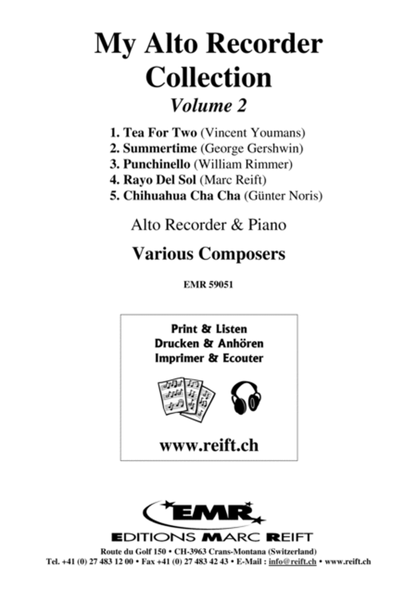 My Alto Recorder Collection Volume 2 image number null