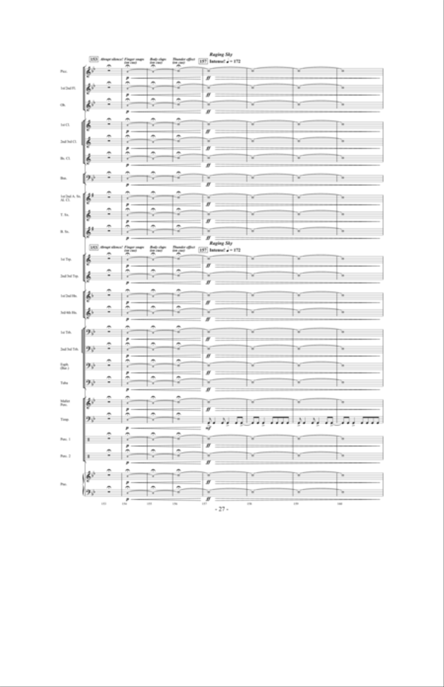 Promising Skies Concert Band scores gallery preview page 26