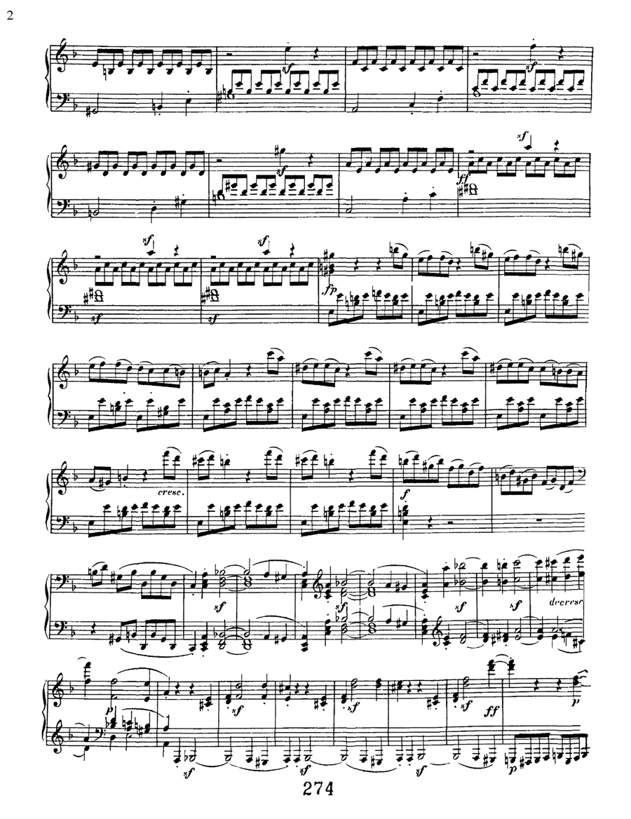 Sonata No. 17 In D Minor (tempest), Op. 31, No. 2 Piano Solo scores gallery preview page 2