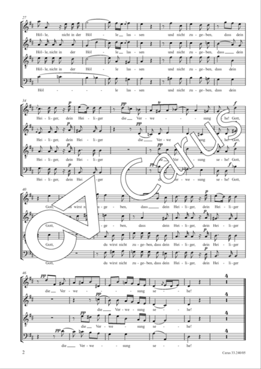 The Resurrection and Ascension of Jesus 4-Part scores gallery preview page 3
