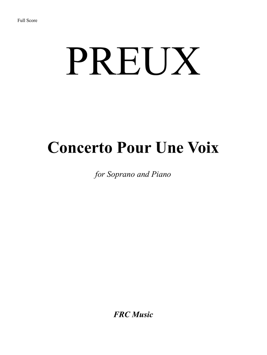 Concerto Pour Une Voix Voice scores gallery preview page 2