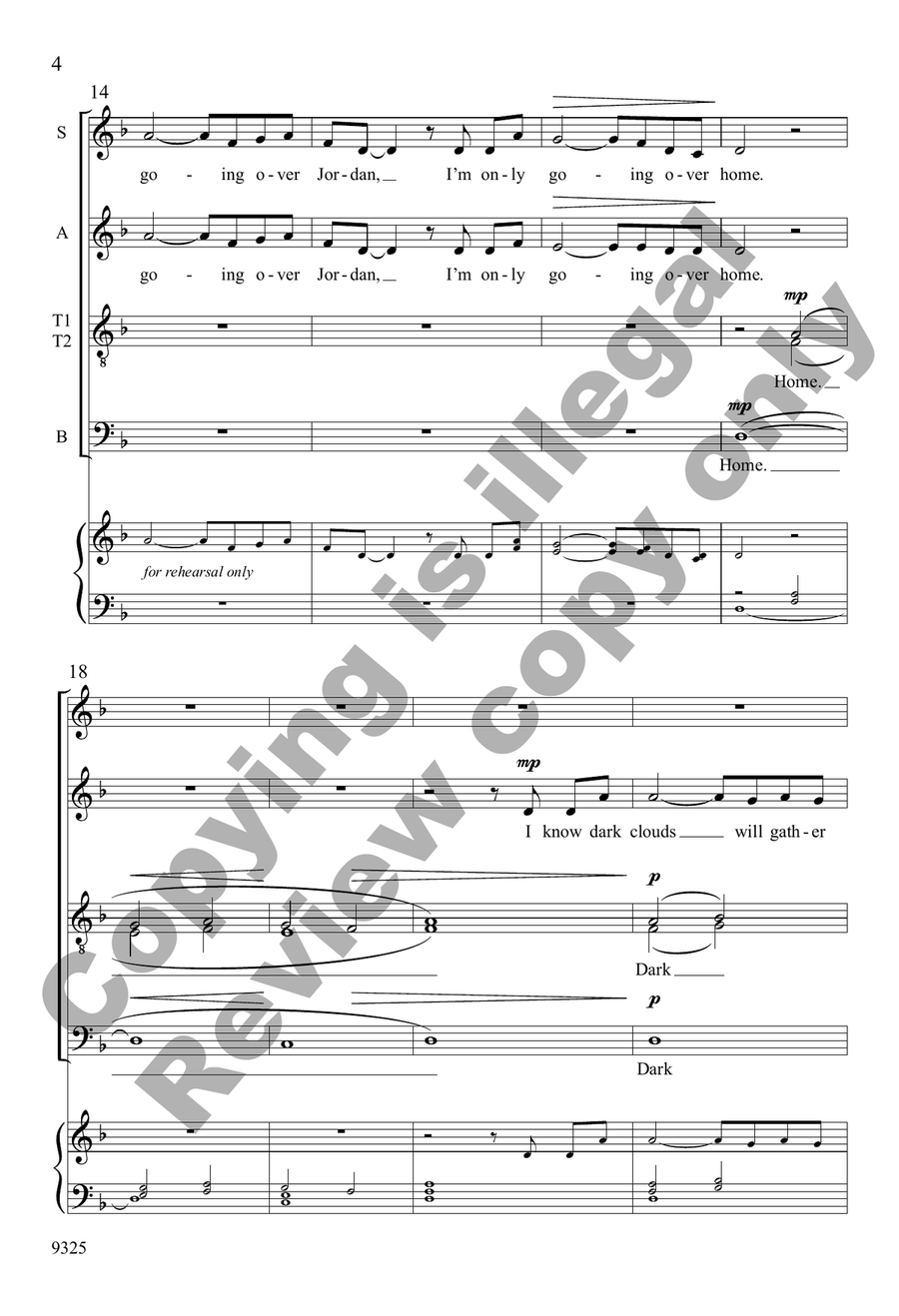 The Wayfaring Stranger The Wayfaring Stranger SATTB scores gallery preview page 4