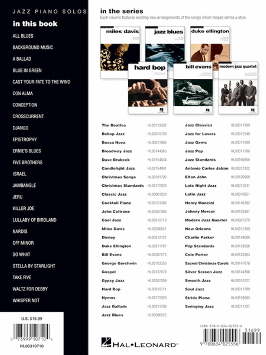 Cool Jazz Piano Solo scores gallery preview page 6