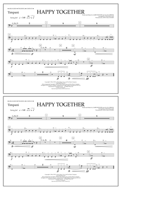 Happy Together - Timpani