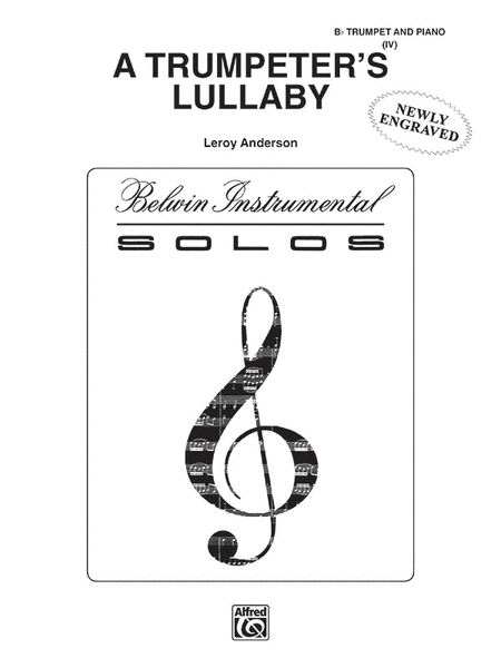 A Trumpeter's Lullaby (Bb Trumpet and Piano) by Leroy Anderson Small Ensemble - Sheet Music
