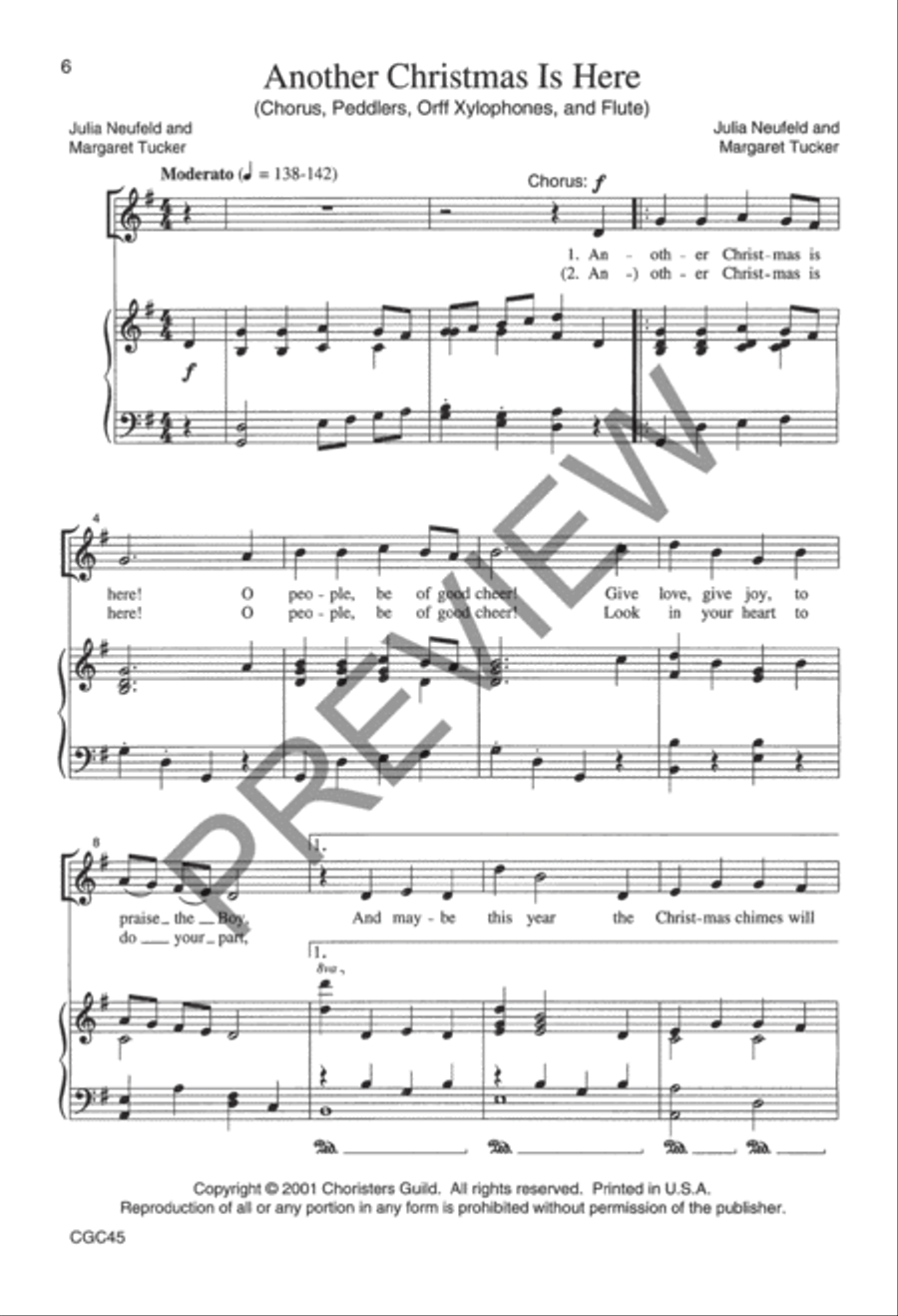 Why the Chimes Rang Preview Kit (Score & CD) Choir scores gallery preview page 7