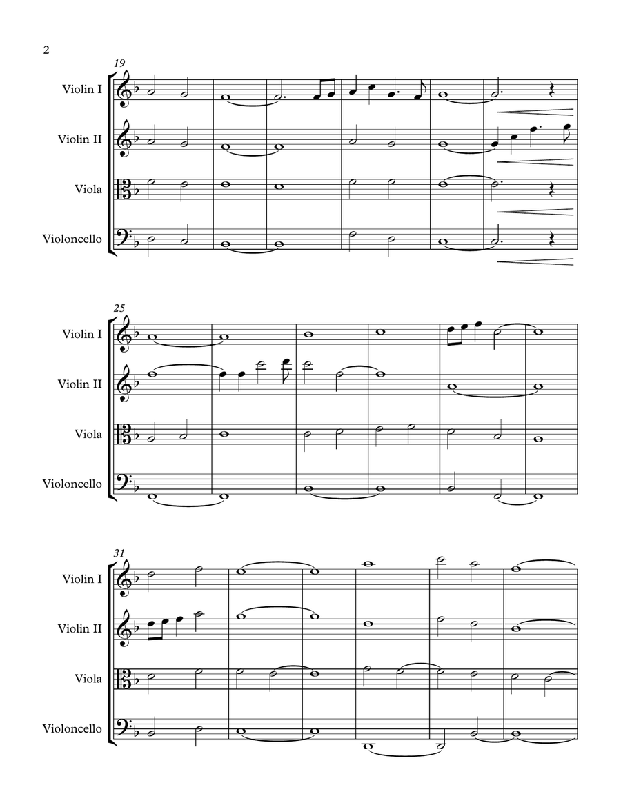 Meet Joe Black String Quartet scores gallery preview page 2