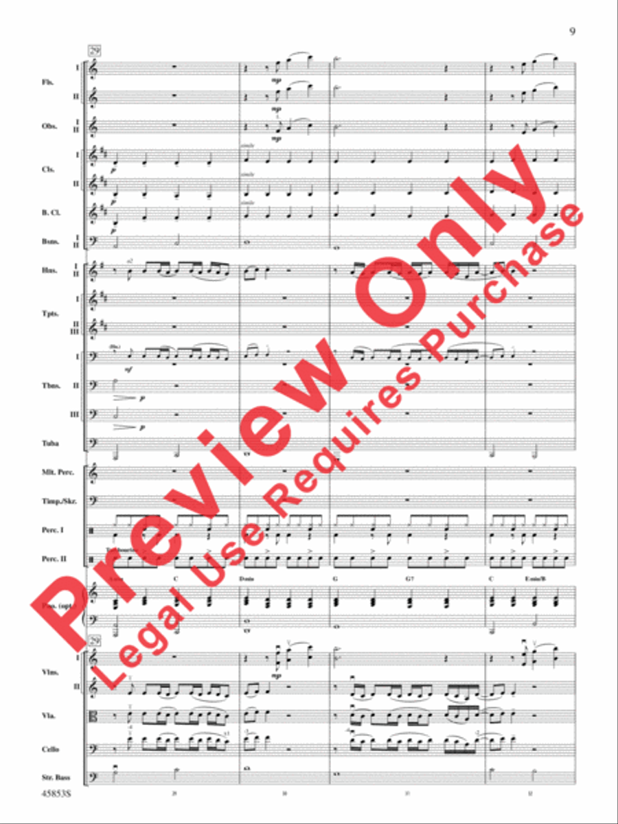 The Best of Bruno Mars Full Orchestra scores gallery preview page 9
