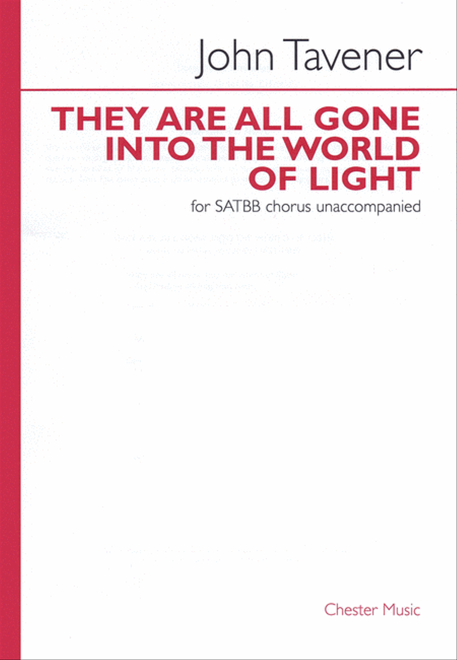 They Are All Gone into the World of Light A Cappella scores gallery preview page 1