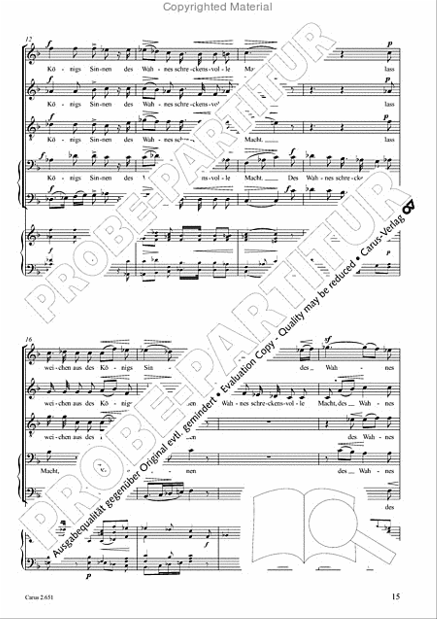 Choral collection Great Opera Choruses - Richard Wagner (choir & piano) Choir scores gallery preview page 16