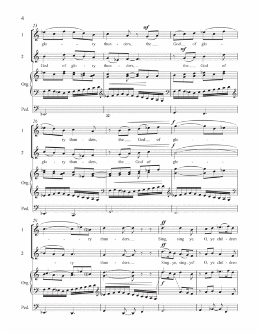 Windows of Grace: 2. All Who Are Baptized in Christ 2-Part scores gallery preview page 4