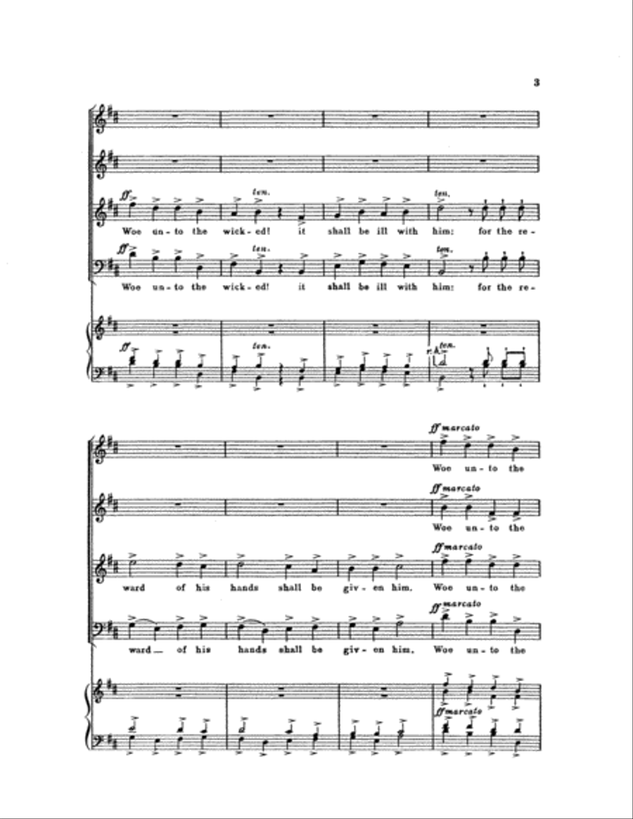 The Peaceable Kingdom SSAATTBB scores gallery preview page 5