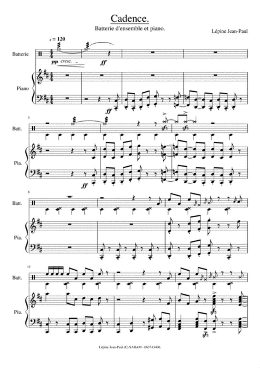 Cadence Small Ensemble scores gallery preview page 3