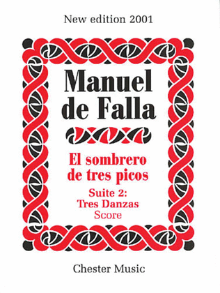 Book cover for Manuel De Falla: El Sombrero De Tres Picos Suite 2 Tres Danzas