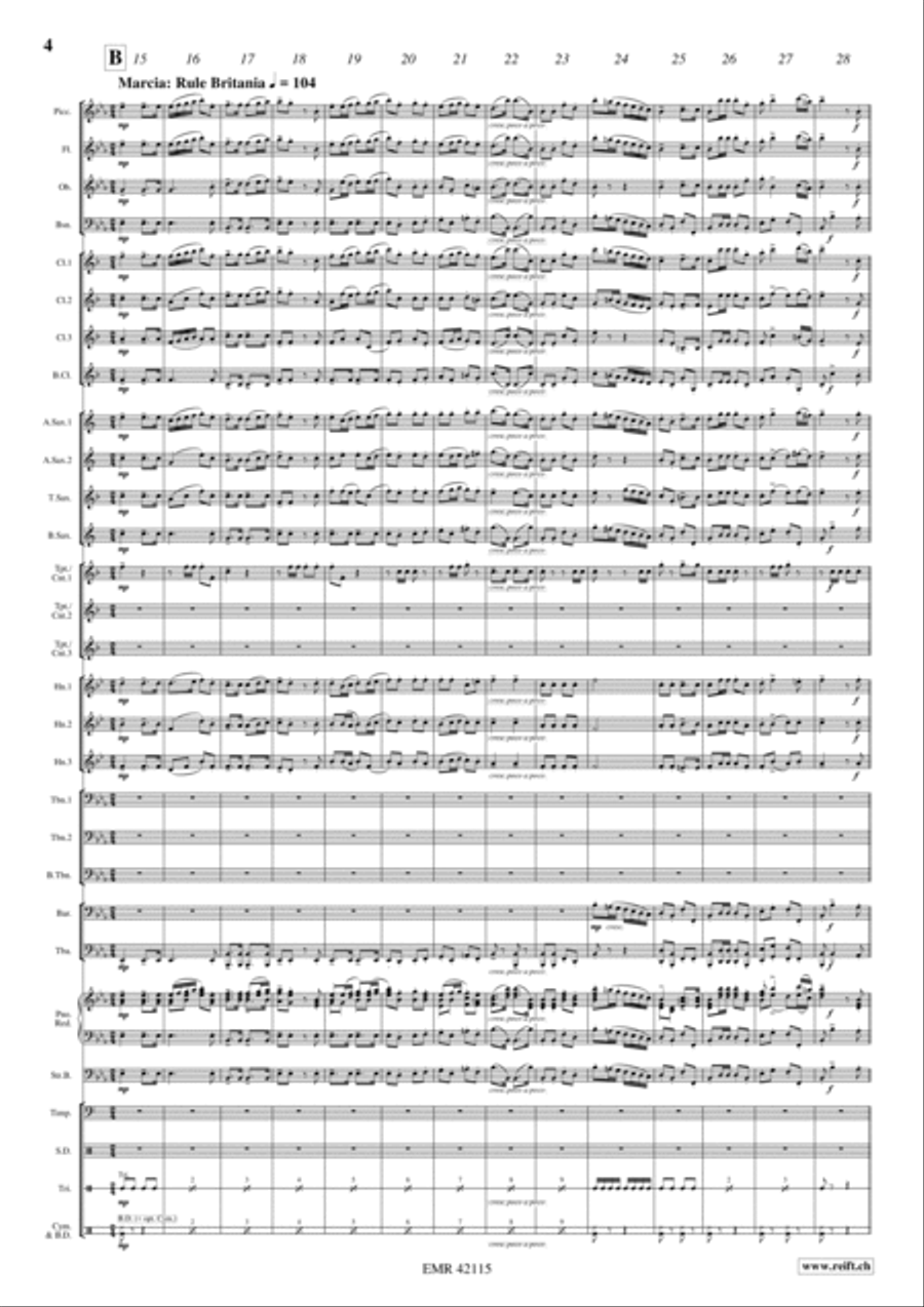 Wellington's Victory Concert Band scores gallery preview page 5