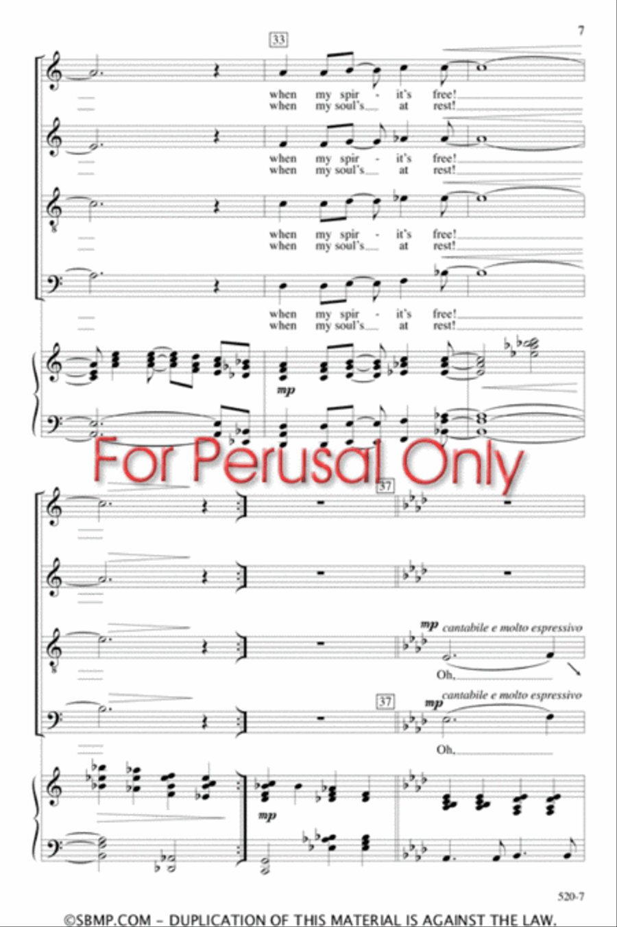 Marchin' to Freedom - SATB 4-Part scores gallery preview page 6