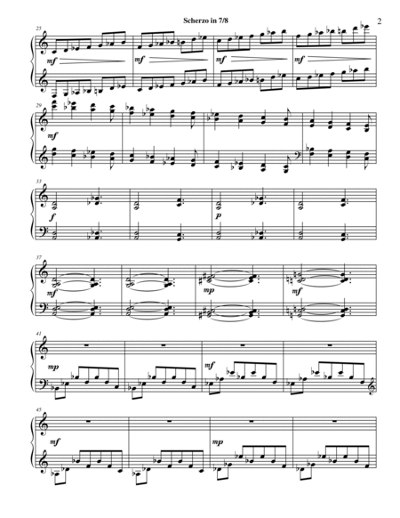Nine Character Pieces for Piano Solo