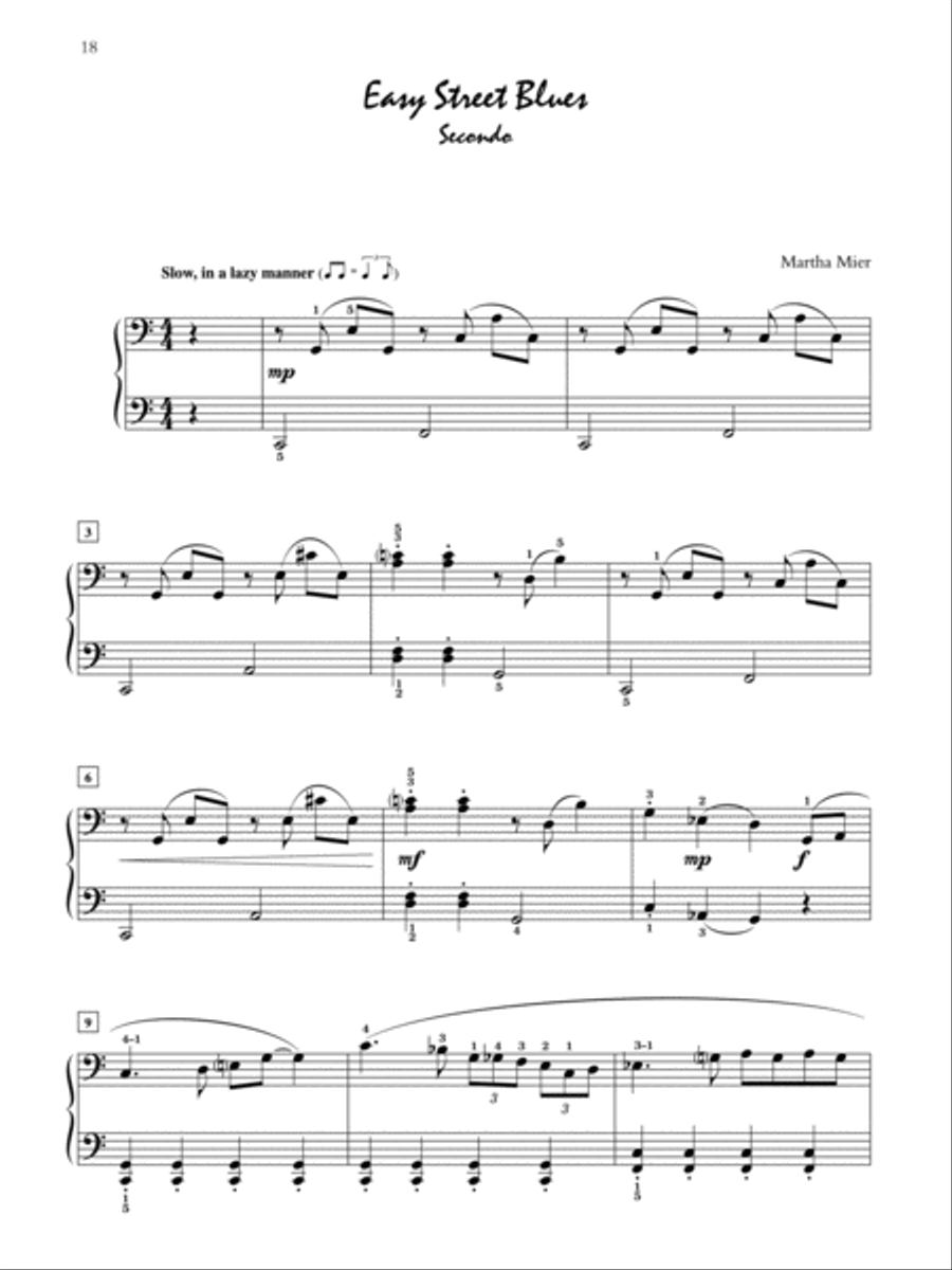 Jazz, Rags & Blues for Two, Book 3 Small Ensemble scores gallery preview page 3