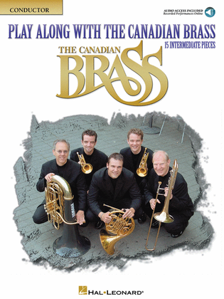 Book cover for Play Along with The Canadian Brass – Conductor Book